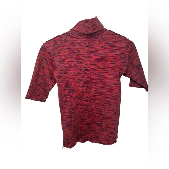 FREE PEOPLE Womens Sunshine Space Dye Elbow Sleeves Turtleneck cotton top - Picture 2 of 9